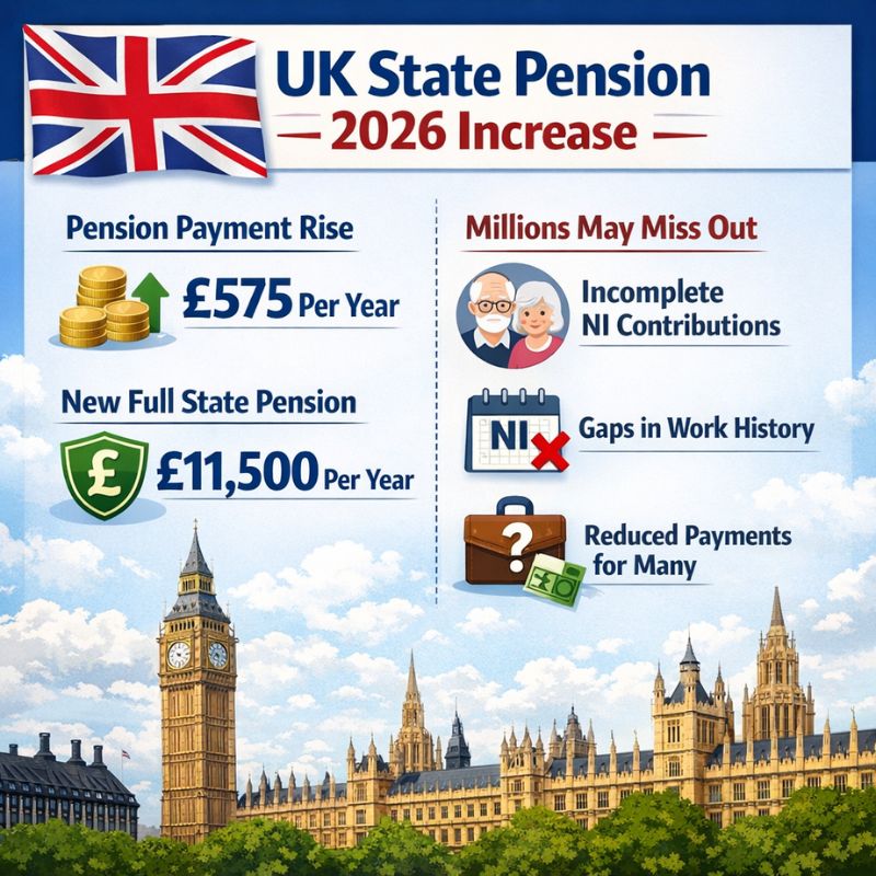 UK State Pension Increase update