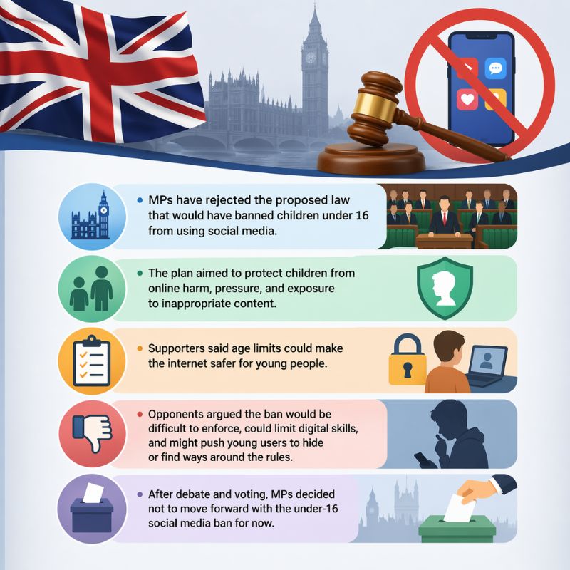 Social Media Ban for Under-16s Again