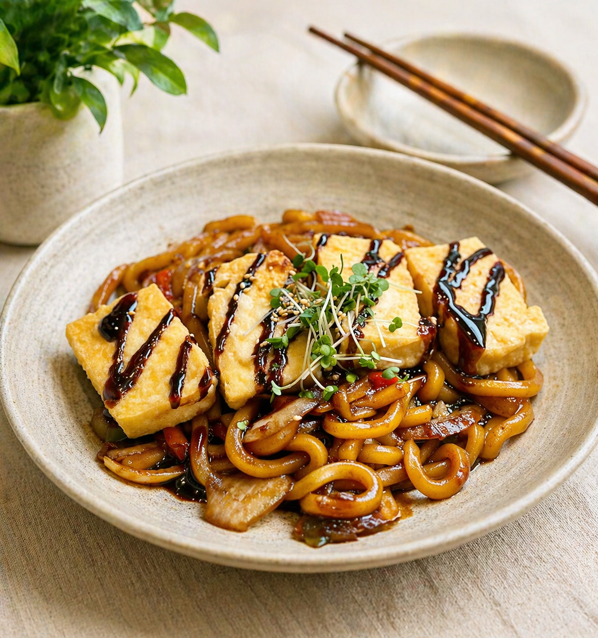 The Recipe: Spicy Peanut Noodles With Crispy Tofu