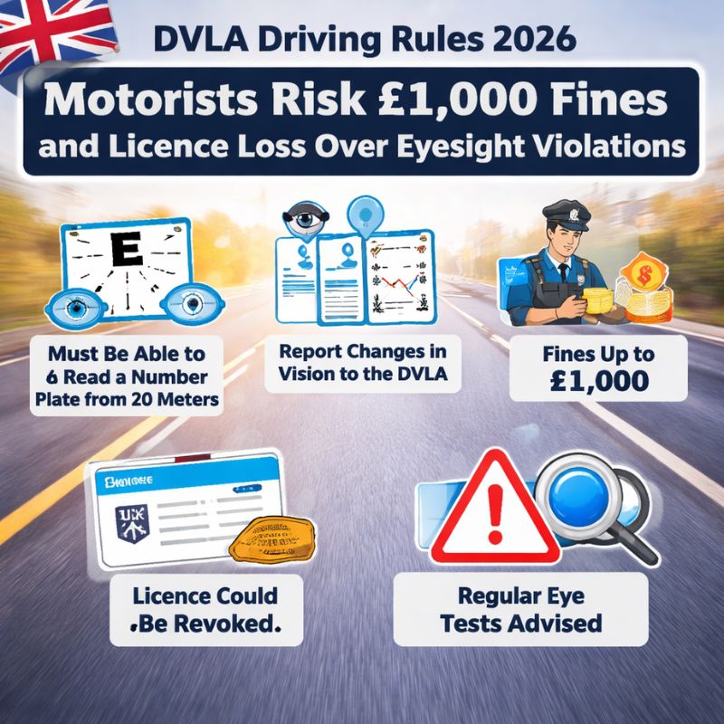  Licence Loss Over Eyesight